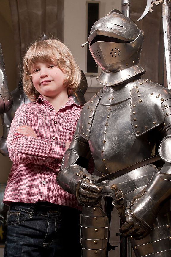Kinder und Ritter