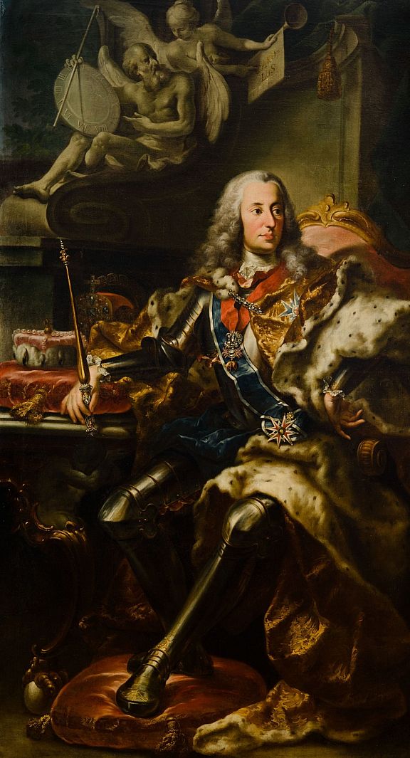 Ganzkoerperportraet Kaiser Karl VII D99789