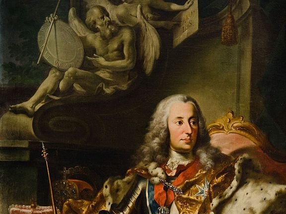 Ganzkoerperportraet Kaiser Karl VII D99789