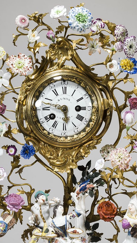 Montierte Uhr