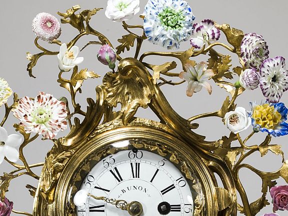 Montierte Uhr