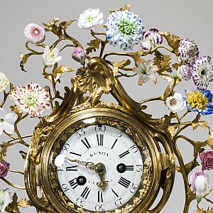Montierte Uhr