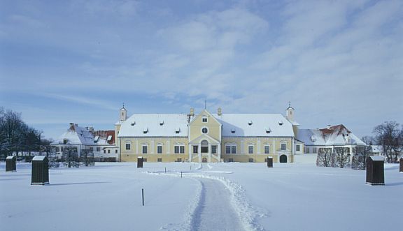 Altes Schloss Schleissheim im Winter