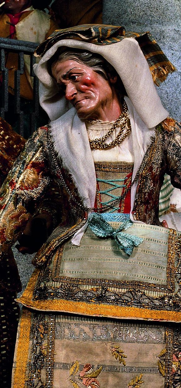 Krippe 100 alte Marktfrau