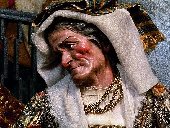 Krippe 100 alte Marktfrau