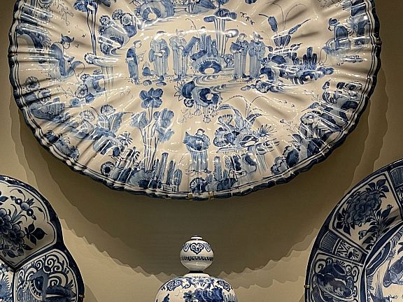 Blau weiss Porzellan