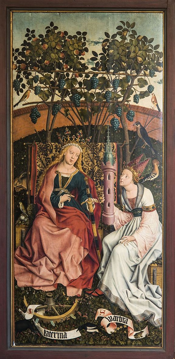 Tafelgemaelde Hl Katharina Barbara