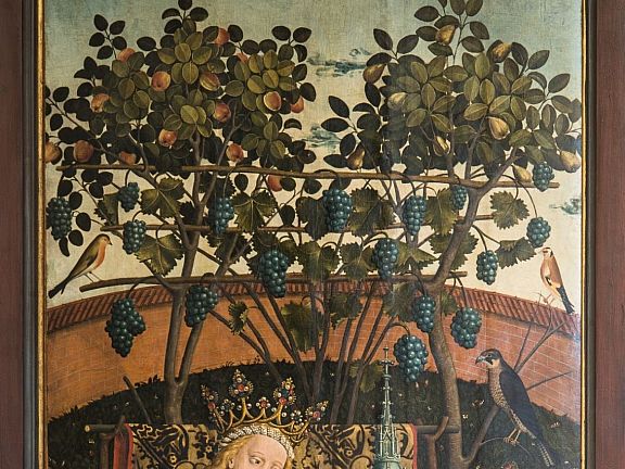 Tafelgemaelde Hl Katharina Barbara