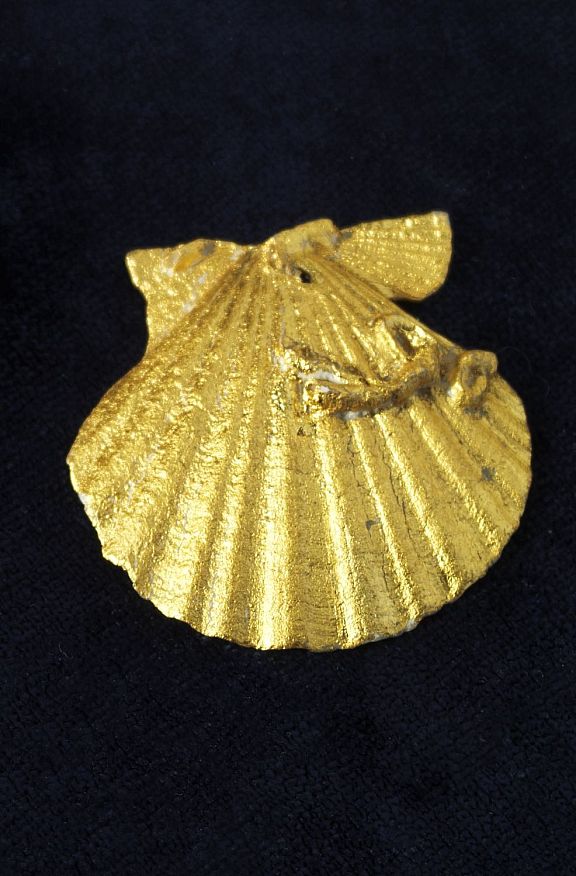 Vergolden Muschel