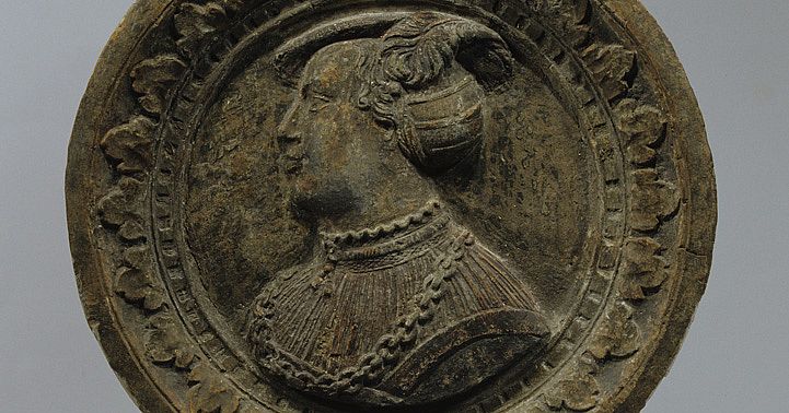 Porträtmedaillon der Anna von Böhmen und Ungarn (15031547