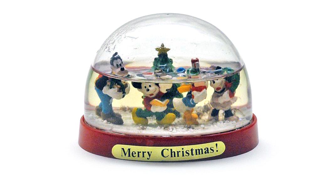 Heaven Sends Schneekugel 'Merry Go Round' Mit Musik – Rot-weiß, 12x12x16 Cm