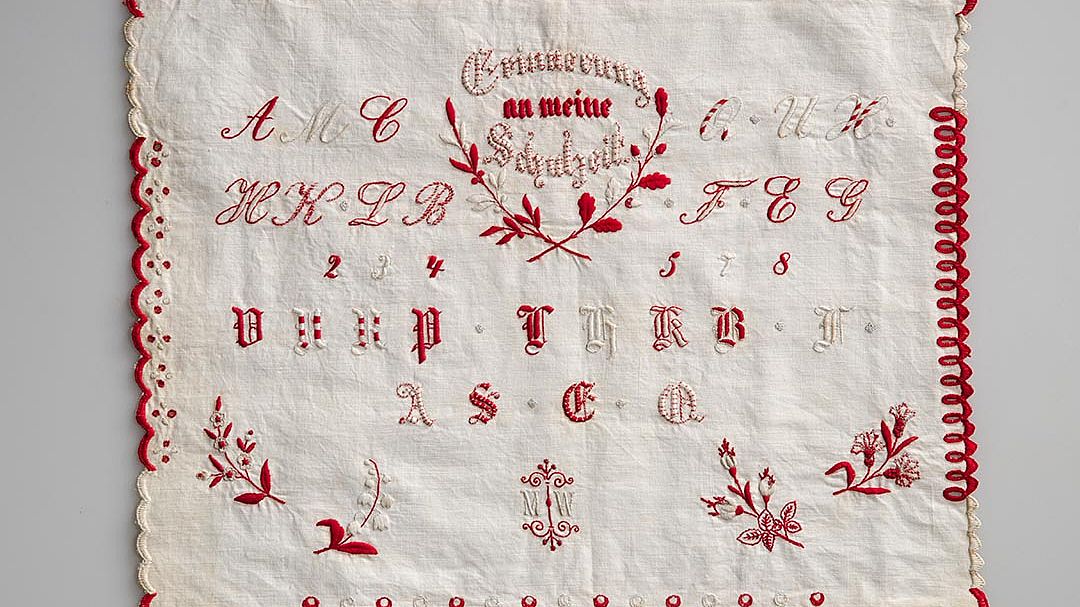 Stickmustertuch - Bayerisches Nationalmuseum