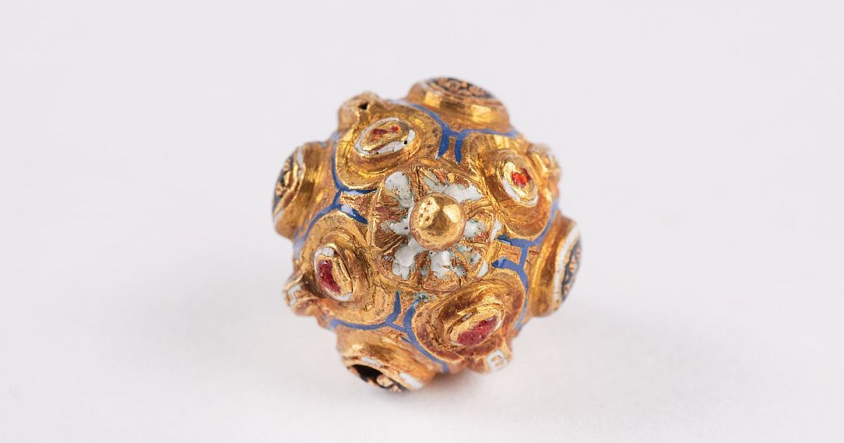 Goldener Knopf des Pfalzgrafen Friedrich von PfalzZweibrücken