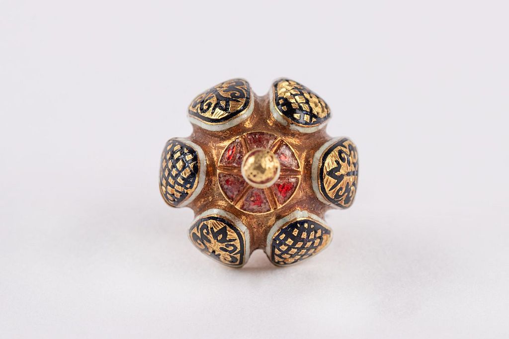 Goldener Knopf des Pfalzgrafen Friedrich von PfalzZweibrücken