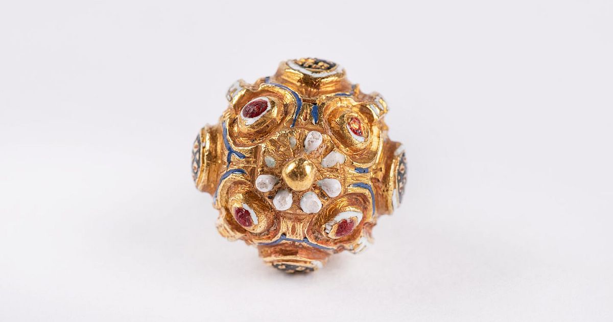 Goldener Knopf des Pfalzgrafen Friedrich von PfalzZweibrücken