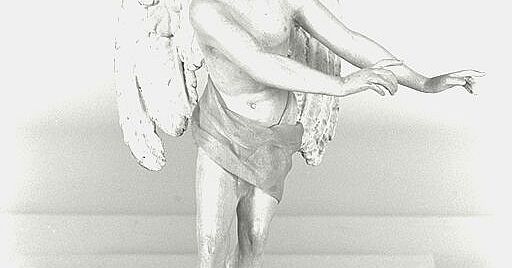 Religiöse Gartenstatue Engel Mit Schmetterling – 25,4 Cm, Aus Kunstharz, Antiker Stein-Look Für Outdoor
