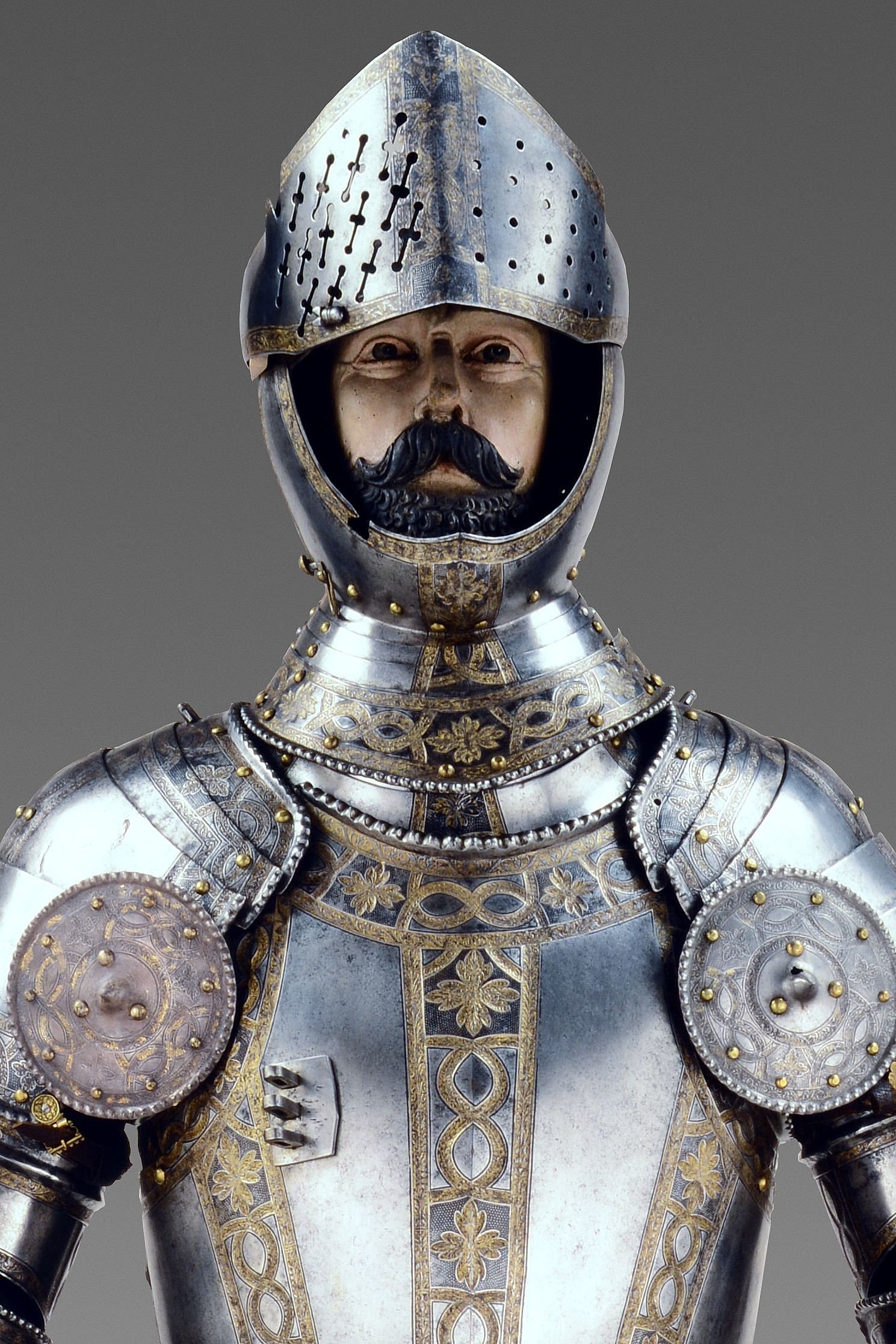 Armour on wooden figure - Bayerisches Nationalmuseum