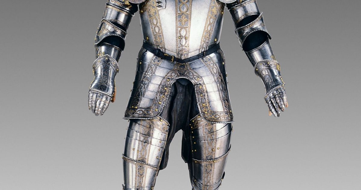 Armour on wooden figure - Bayerisches Nationalmuseum