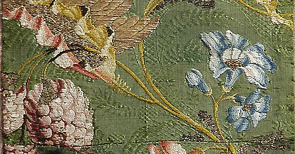 Seidengewebe mit Wellenranken - Bayerisches Nationalmuseum