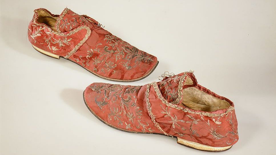 Rechter Herrenschuh (Pontifikalschuh?) - Bayerisches Nationalmuseum