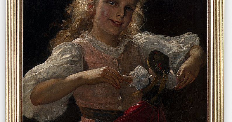 gem-lde-im-rahmen-blondes-m-dchen-mit-puppe-bayerisches-nationalmuseum