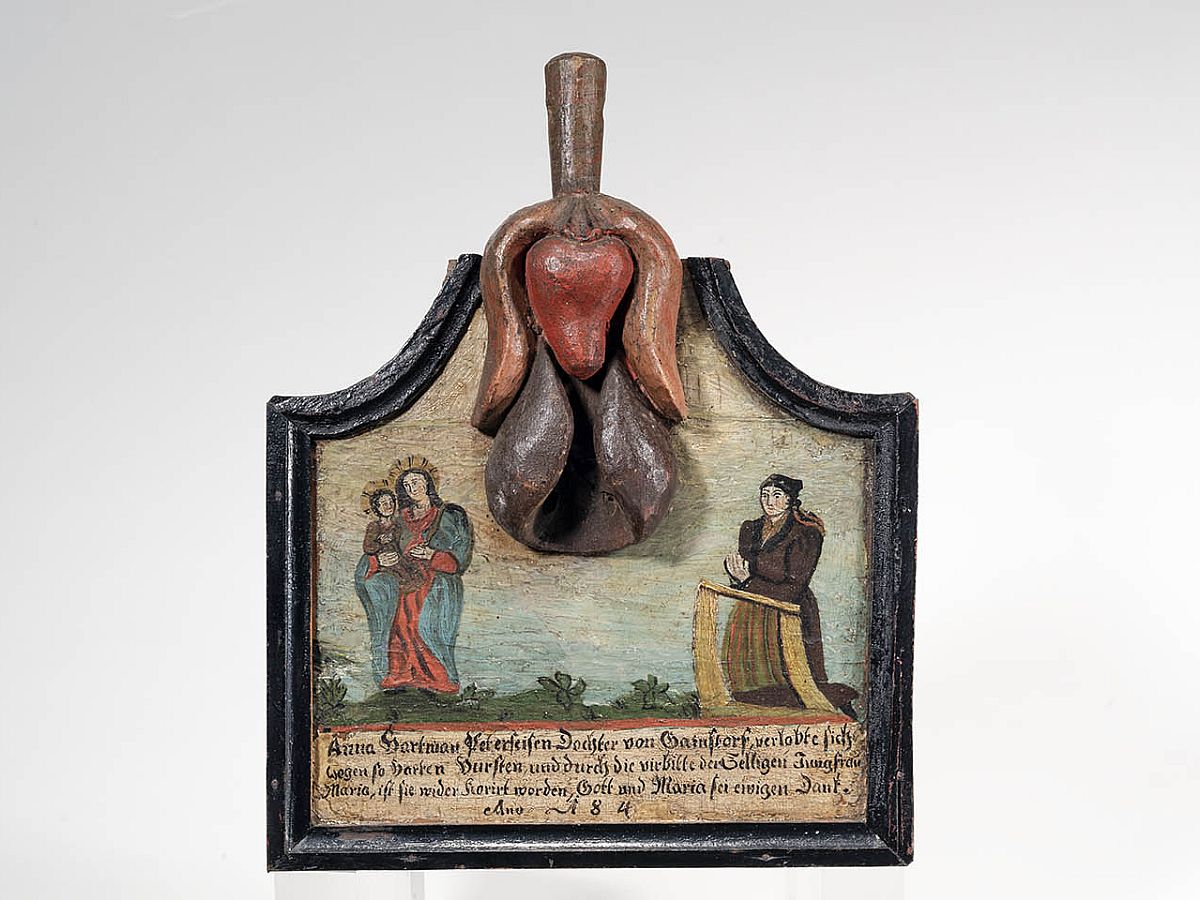 Votivgemälde: Prozession von elf Jungfrauen - Bayerisches Nationalmuseum