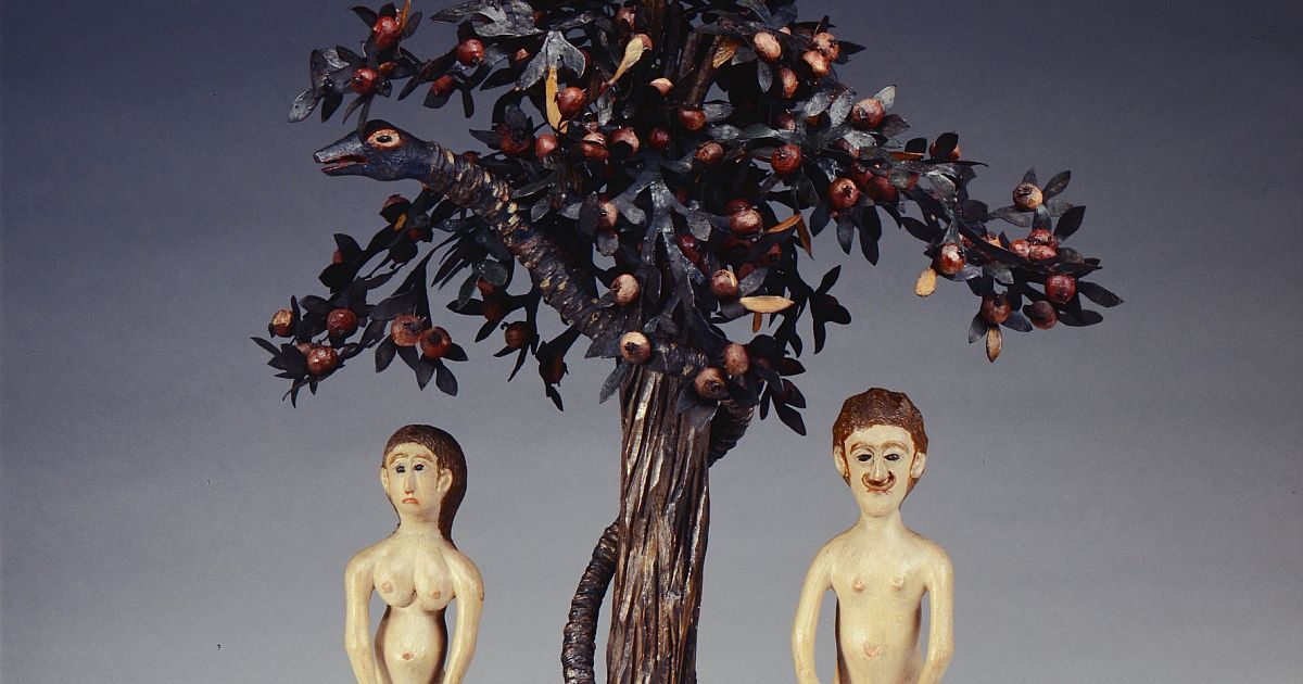 Adam und Eva unter dem Baum der Erkenntnis Bayerisches Nationalmuseum