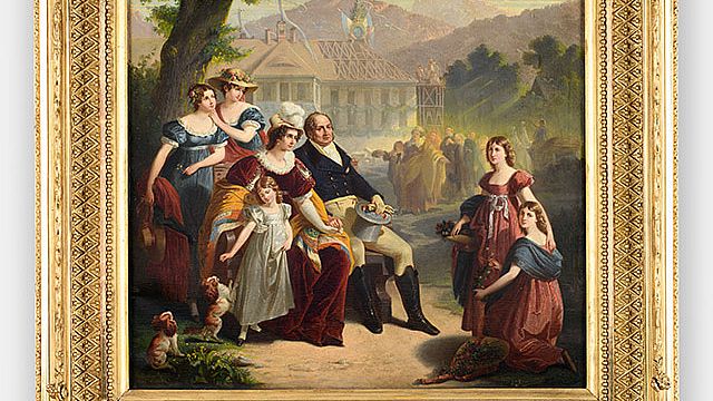 King Max I Joseph of Bavaria and his family in Kreuth - Bayerisches  Nationalmuseum