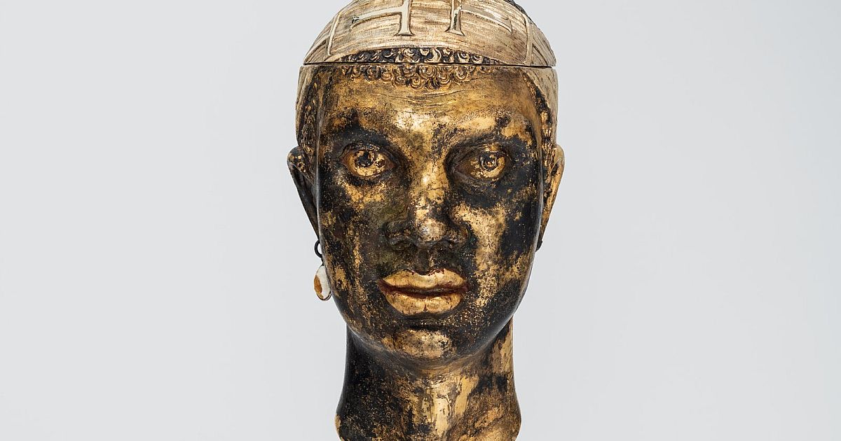 Deckelpokal, sog. Mohrenkopfpokal - Bayerisches Nationalmuseum