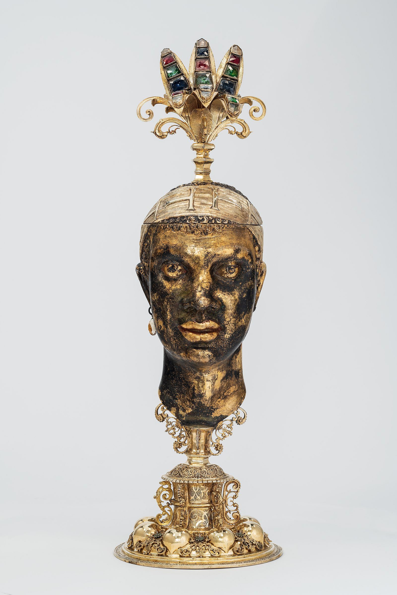 Deckelpokal, sog. Mohrenkopfpokal - Bayerisches Nationalmuseum